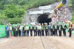 Deputy Taweesak Lead KRC management team to visit Mae Kuang Water Diversion Tunnel Chiang Mai Province