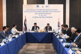 Royal Irrigation Department together with KRC held a meeting on irrigation cooperation Thailand-South Korea No. 7 (The 7th JSC Meeting)