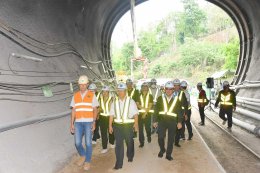 Deputy Taweesak Lead KRC management team to visit Mae Kuang Water Diversion Tunnel Chiang Mai Province