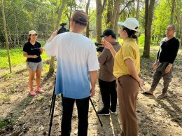 SBS filming a documentary