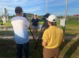 SBS filming a documentary