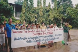 The Swedish and Scout council in Chang mai  2002 