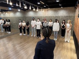 Organized an audition  from Korea entertainment  For bring children to practice as artists