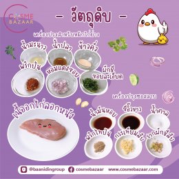 เมนูสุขภาพ อกไก่ย่างซอสลาบ