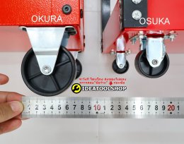 รถเข็น แบบ ชั้นวางเครื่องมือ  [ แบบ มี ล้อเลื่อน ] รับนน.ได้ 200 กก (ของแท้)  / รถเข็นเครื่องมือช่าง 3ชั้น OKURA , OSUKA