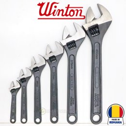 [ ของแท้!! ] ประแจเลื่อน WINTON รุ่นงานหนัก Romania ขนาด 6 8 10 12 15 18 นิ้ว ประแจอเนกประสงค์ กุญแจเลื่อน ประแจสไลด์