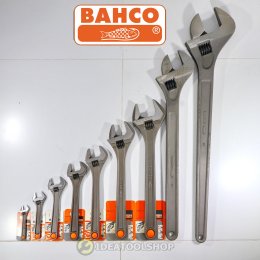 [ ของแท้!! ] ประแจเลื่อน BAHCO รุ่นงานหนัก SPAIN ขนาด 4 6 8 10 12 15 18 24 30 นิ้ว ประแจ อเนกประสงค์ กุญแจเลื่อน สไลด์