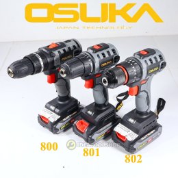 ของแท้ !! สว่านไร้สาย OSUKA 800 801 802 สว่านแบต เจาะปูน OCHD OCD แท้ สว่านกระแทก ไร้สาย สว่าน แบตเตอรี่ โอซูกะ ไขควง