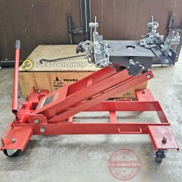 แม่แรงยกกระปุกเกียร์ทรงเตี้ย 1 Ton OKURA รุ่น OK-1TMLP แม่แรงยกเกียร์ ตะเข้ยกเกียร์ ยกเกียร์ 1ตัน