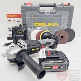 [รับประกัน 1 ปี] เครื่องเจียรไร้สาย 4 นิ้ว OSUKA  Brushless  [ OCAG746 ] หินเจียร โอซูกะ ลูกหนู 4 นิ้ว แบตเตอรี่ ไร้สาย