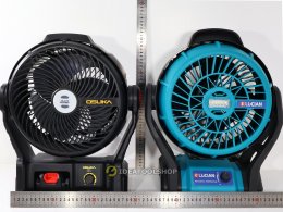 ถูกที่สุด!! พัดลมไร้สาย Osuka / LUCIAN รุ่น OCF762 - M1 / OCF763 - M1 [ มีไอน้ำ ] ขนาด 9" พัดลมแบตเตอรี่ พัดลมพกพา พัดลม