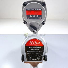 ของแท้!! บล็อกลม niko 1/2 นิ้ว 4หุน [ NIKO-101 ] รุ่นค้อนคู่ TWIN HAMMER 3/4 6หุน [ NIKO-201 ] บ๊อกลม นิโก้ บล้อกลม NIKO