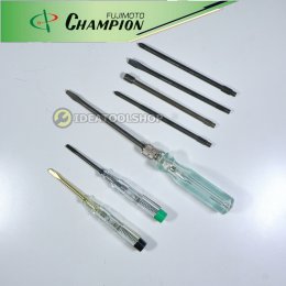 [ Made in JAPAN ] ไขควงลองไฟ champion 7700 -G ไขควงเช็คไฟ ไขควงวัดไฟ เช็คแลมป์ วัดไฟ ไขควง งานไฟฟ้า ไขควงทดสอบไฟ เช็คไฟ