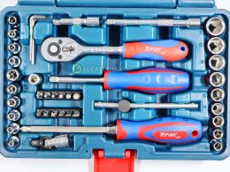 ของแท้ !!! ชุดเครื่องมือ FION ขนาด 1/4 [ 2 หุน ] 62 ชิ้น / ชุ ด ชุดบล็อก 62 PCS. / SET ชุดบล็อค บล๊อก ฟิออน ชุดเล็ก พกพา