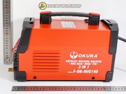 (รับประกัน1ปี) ตู้เชื่อม MIG OKURA MIG140 ไม่ต้องใช้แก๊ส แถมฟรี!! ลวดเชื่อม เครื่องเชื่อม 3in1 MMA TIG เชื่อม FLUX CORED