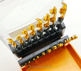 ของแท้!!! KEIBA GOLD ชุดดอกสว่านเจาะเหล็ก เจาะสแตนเลส ไฮสปีด HSS ชุดดอกสว่าน ระบบ มิล / หุน [ นิ้ว ] ดอกสว่าน แบบยกชุด