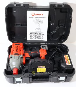 [ รับประกัน 1 ปี ] บล็อกแบตเตอรี่​ไร้สาย OKURA​ รุ่น OK-BW1356-34 [ 6หุน ] / OK-BW1356-12 [ 4 หุน ] บล็อกแบต บล็อกไฟฟ้า