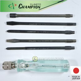 [ Made in JAPAN ] ไขควงลองไฟ champion 7700 -G ไขควงเช็คไฟ ไขควงวัดไฟ เช็คแลมป์ วัดไฟ ไขควง งานไฟฟ้า ไขควงทดสอบไฟ เช็คไฟ