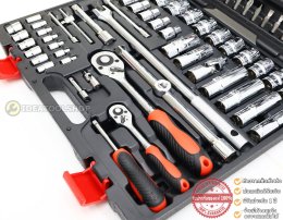 [รุ่นใหม่!! บล็อกขันน็อตรูดได้] HOBAYASHI ชุดเครื่องมือ บล็อกชุด 110 ตัวชุด รุ่น HTB-111 ชุดบล็อก บล๊อคชุด HTB-110+1