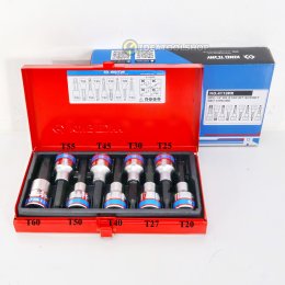 ของแท้!! KINGTONY ลูกบ๊อกเดือยโผล่ 1/2 [ ยกชุด ] รุ่น 4109PR ท็อค สั้น 4119PR TORX ยาว 4110PR 6 เหลี่ยม สั้น 4120PR หก