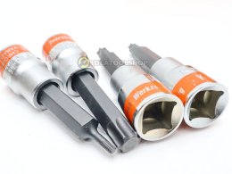 ของแท้!! ลูกบล็อกเดือยโผล่ KOCHE [แยกตัว] ขนาด 1/2 1/4 สั้น ยาว TORX หัวจีบ HEX หกเหลี่ยม 6 เหลี่ยม 12แฉก ตัวM เดือยโผล่
