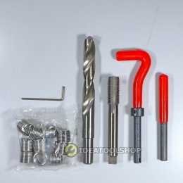 ชุดซ่อมเกลียว สปริง OKURA ** แบบแยกเบอร์ ขายแยก ** อุปกรณ์ครบ [HSS-HIGH SPEED STEEL]  สปริงซ่อมเกลียว [ สแตนเลส SUS304 ]