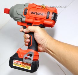[ รับประกัน 1 ปี ] บล็อกแบตเตอรี่​ไร้สาย OKURA​ รุ่น OK-BW1356-34 [ 6หุน ] / OK-BW1356-12 [ 4 หุน ] บล็อกแบต บล็อกไฟฟ้า