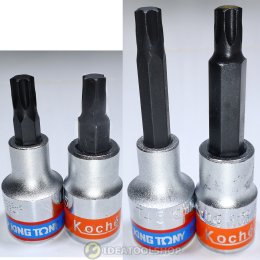ของแท้!!! ลูกบล็อกเดือยโผล่ KOCHE [แบบยกชุด] ขนาด 1/2 สั้น ยาว TORX หัวจีบ HEX หกเหลี่ยม 6 เหลี่ยม ลูกบล็อก เดือยโผล่