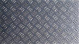 Aluminum sheet with feet