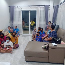 สวดสายประคำและมิสซากลุ่มหนองตาบ่งนอก ณ บ้านของคุณสมชาย-วิไล กรีเสน