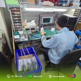 Visiting eyc-tech sensor factory