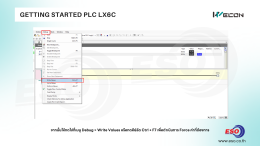 GETTING STARTED LX6C PLC WECON