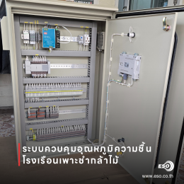 ตู้ควบคุมโรงเรือนพร้อม PLC WECON