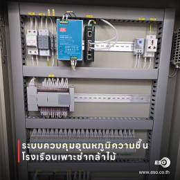ตู้ควบคุมโรงเรือนพร้อม PLC WECON