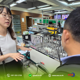 Visiting eyc-tech sensor factory