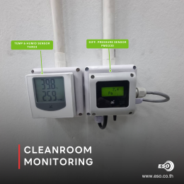 Differential Pressure PMD330 and temperature hnumidity THR23 eyc-tech