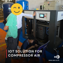 IoT for Air compressor system by wecon