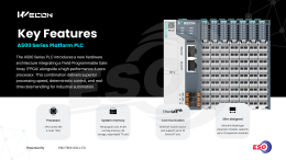 A500 PLC WECON Key Features