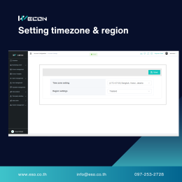 V-NET Setting Local time