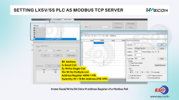 การตั้งค่า WECON PLC LX5S/LX5V เป็น Modbus TCP Server เพื่อเชื่อมต่ออ่านข้อมูลผ่าน Ethernet