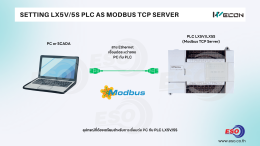 การตั้งค่า WECON PLC LX5S/LX5V เป็น Modbus TCP Server เพื่อเชื่อมต่ออ่านข้อมูลผ่าน Ethernet