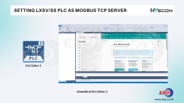 การตั้งค่า WECON PLC LX5S/LX5V เป็น Modbus TCP Server เพื่อเชื่อมต่ออ่านข้อมูลผ่าน Ethernet
