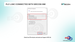 WECON LX6C CODESYS เชื่อมต่อ HMI ผ่าน PI Studio