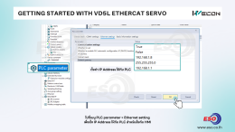 WECON VD5L EtherCAT Servo Drive และ PLC A500 Series คู่มือสอนการเขียนโปรแกรม Motion Control และการควบคุม Servo ผ่าน EtherCAT Network