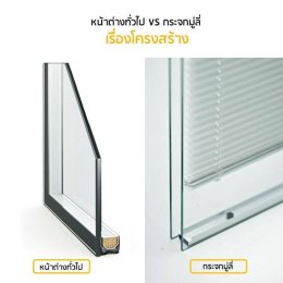 กระจกมู่ลี่ (Internal  Blinds)