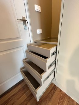 คอนโด The seed สาทรตากสิน | งานออกแบบและตกแต่งภายใน พร้อมติดตั้งบิวท์อินเฟอร์นิเจอร์ครบวงจร