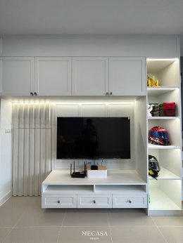 หมู่บ้านพลีโน่ แฟชั่นรามอินทรา | งานออกแบบและตกแต่งภายใน พร้อมติดตั้งบิวท์อินเฟอร์นิเจอร์ครบวงจร