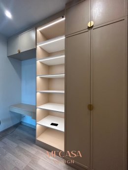 คอนโด The Rico Residence Prime | งานออกแบบและตกแต่งภายใน พร้อมติดตั้งบิวท์อินเฟอร์นิเจอร์ครบวงจร