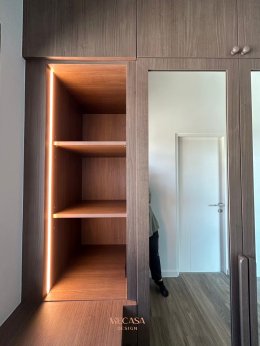 หมู่บ้านบุราสิริ กรุงเทพกรีฑา | งานออกแบบและตกแต่งภายใน พร้อมติดตั้งบิวท์อินเฟอร์นิเจอร์ครบวงจร