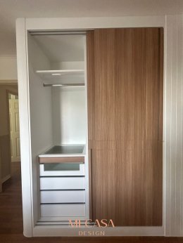 คอนโด ลุมพินีเพลส พหลสะพานควาย | งานออกแบบและตกแต่งภายใน พร้อมติดตั้งบิวท์อินเฟอร์นิเจอร์ครบวงจร